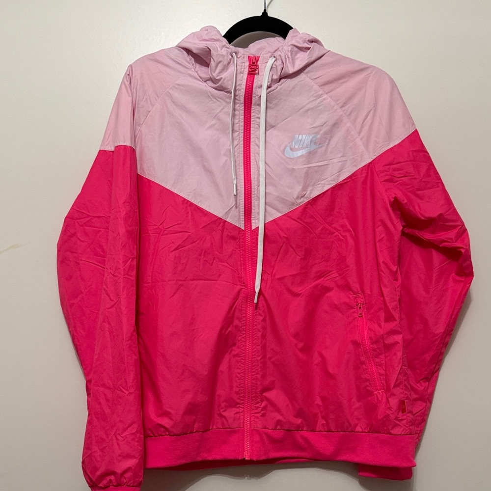 Nike Pink Two-Tone Windbreaker Jacket